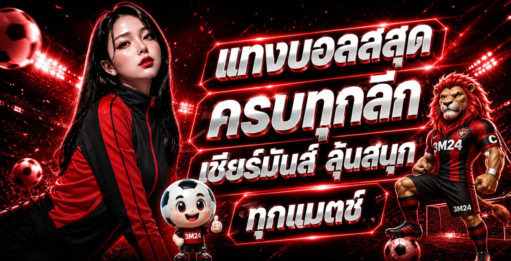 3M24 ผลบอลสดครบหลายลีก